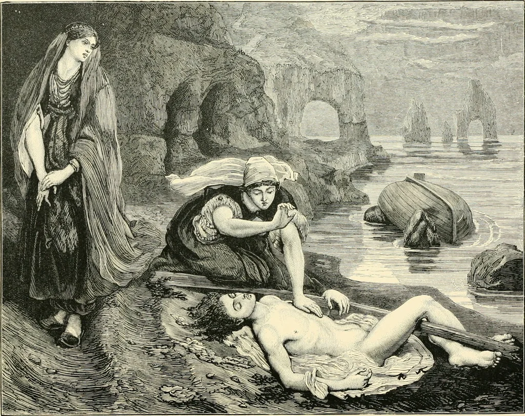 An illustration from British painters; with eighty examples of their work engraved on wood, 1881, leaf 245