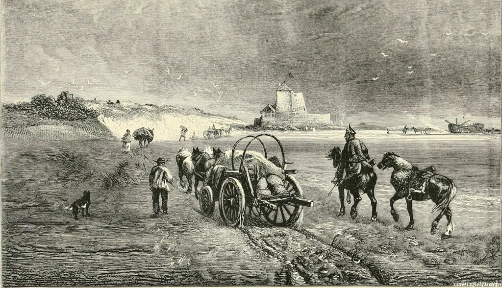 An illustration from British painters; with eighty examples of their work engraved on wood, 1881, leaf 258