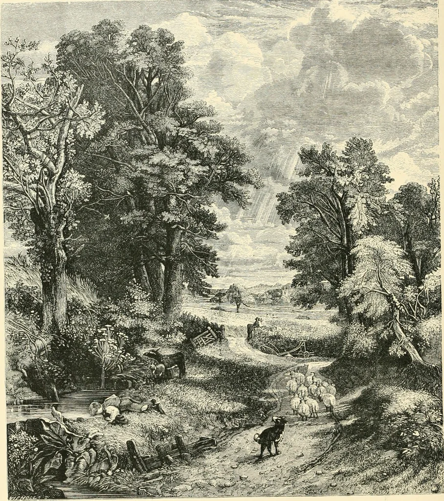 An illustration from British painters; with eighty examples of their work engraved on wood, 1881, leaf 27