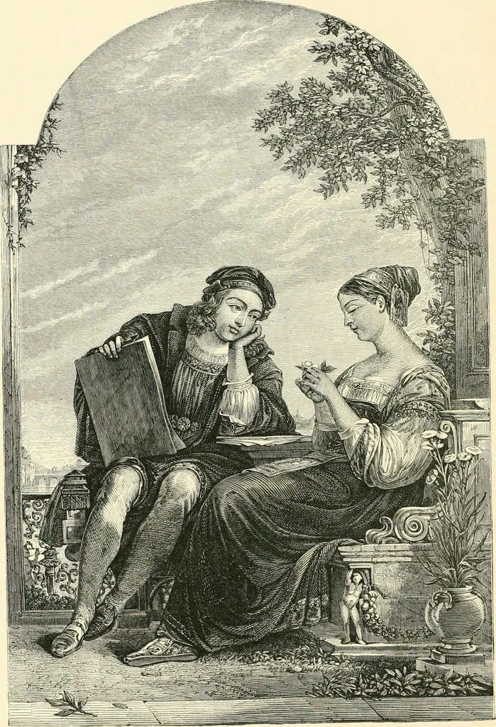 An illustration from British painters; with eighty examples of their work engraved on wood, 1881, leaf 33