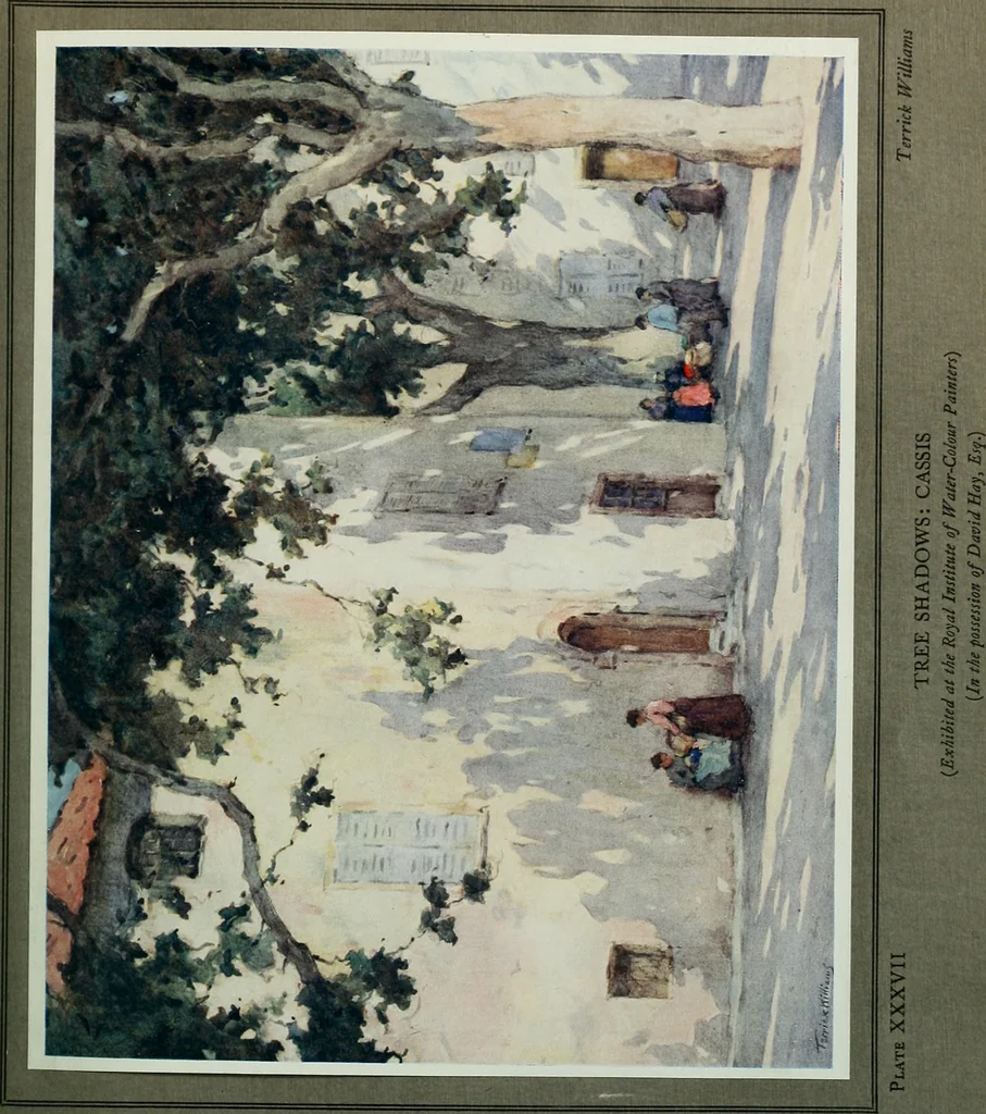 An illustration from British water-colour painting and painters of to-day, 1920, leaf 176