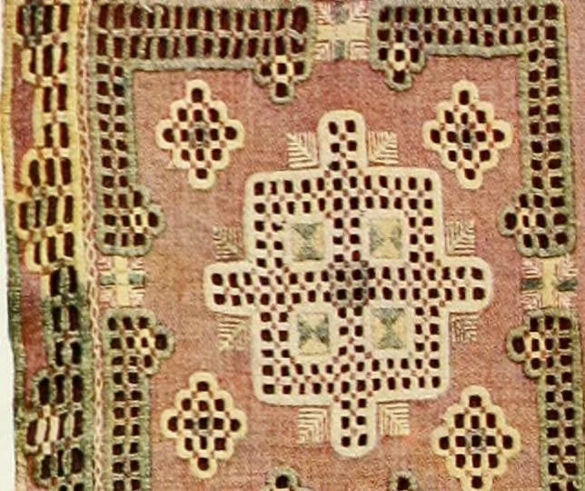 An illustration from Broderies des paysannes de Smolensk; Exécutées sous la direction de la Princesse Marie Ténichev, 1900, leaf 108