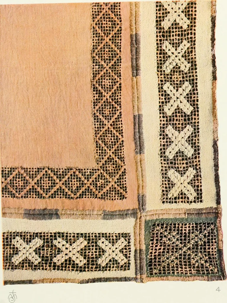 An illustration from Broderies des paysannes de Smolensk; Exécutées sous la direction de la Princesse Marie Ténichev, 1900, leaf 20