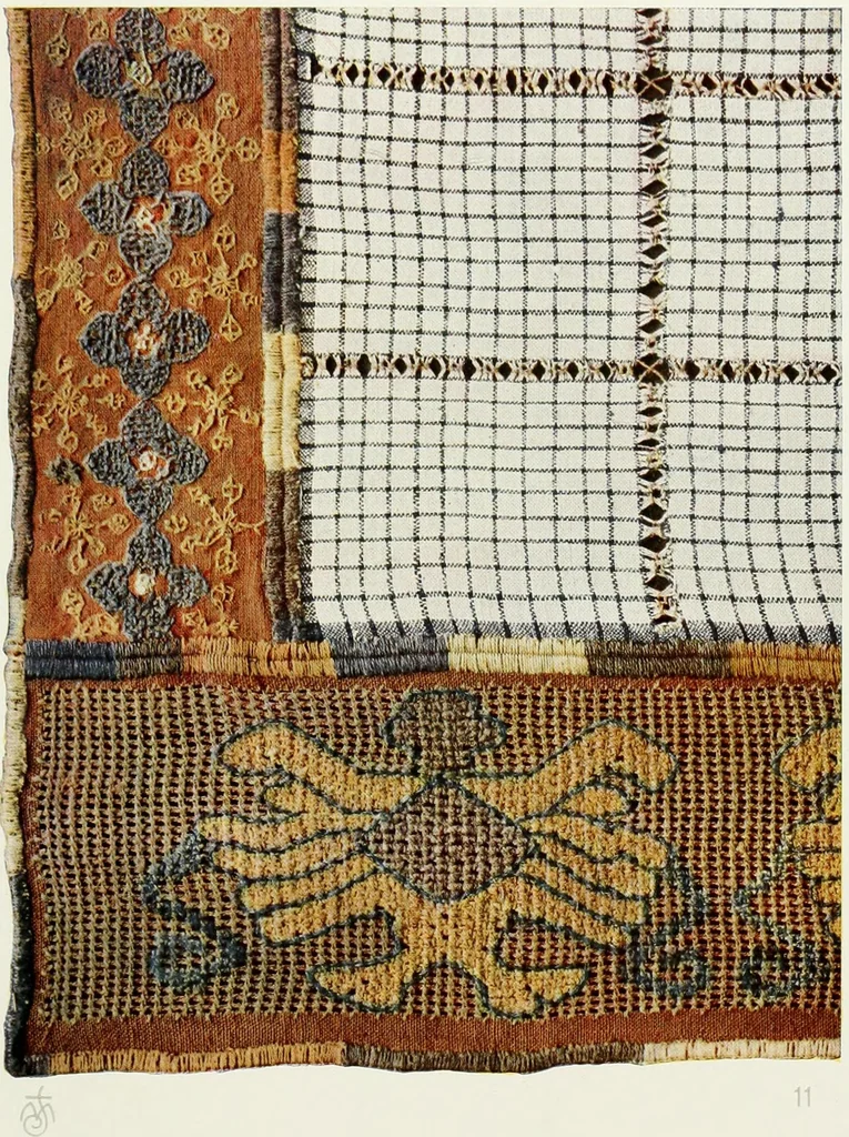 An illustration from Broderies des paysannes de Smolensk; Exécutées sous la direction de la Princesse Marie Ténichev, 1900, leaf 34