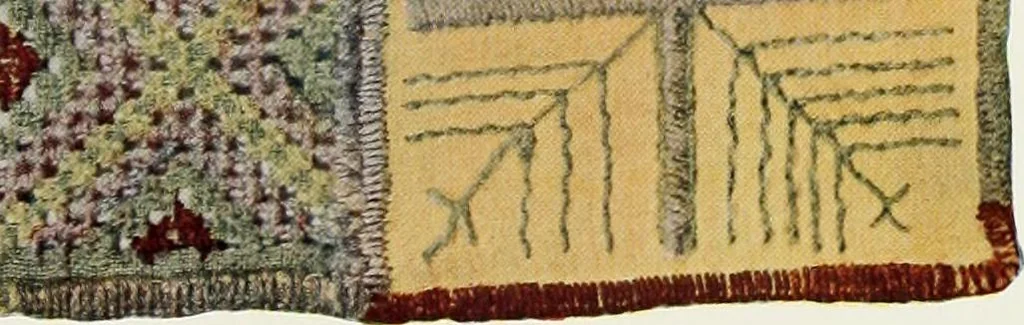 An illustration from Broderies des paysannes de Smolensk; Exécutées sous la direction de la Princesse Marie Ténichev, 1900, leaf 44