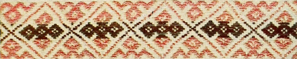 An illustration from Broderies des paysannes de Smolensk; Exécutées sous la direction de la Princesse Marie Ténichev, 1900, leaf 58