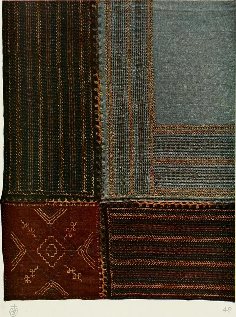 An illustration from Broderies des paysannes de Smolensk; Exécutées sous la direction de la Princesse Marie Ténichev, 1900, leaf 88