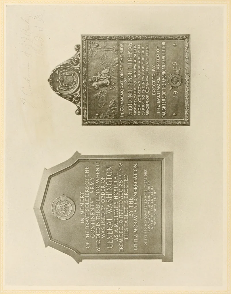 An illustration from Bronze memorials., 1916, leaf 17