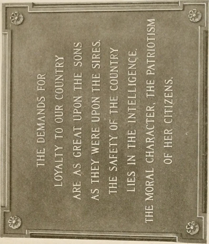 An illustration from Bronze memorials., 1916, leaf 26