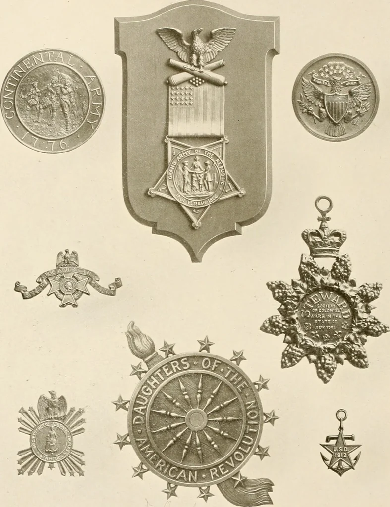 An illustration from Bronze memorials., 1916, leaf 33