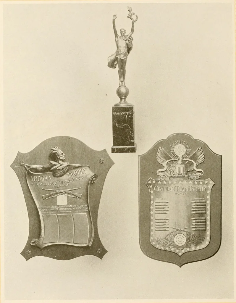 An illustration from Bronze memorials., 1916, leaf 37
