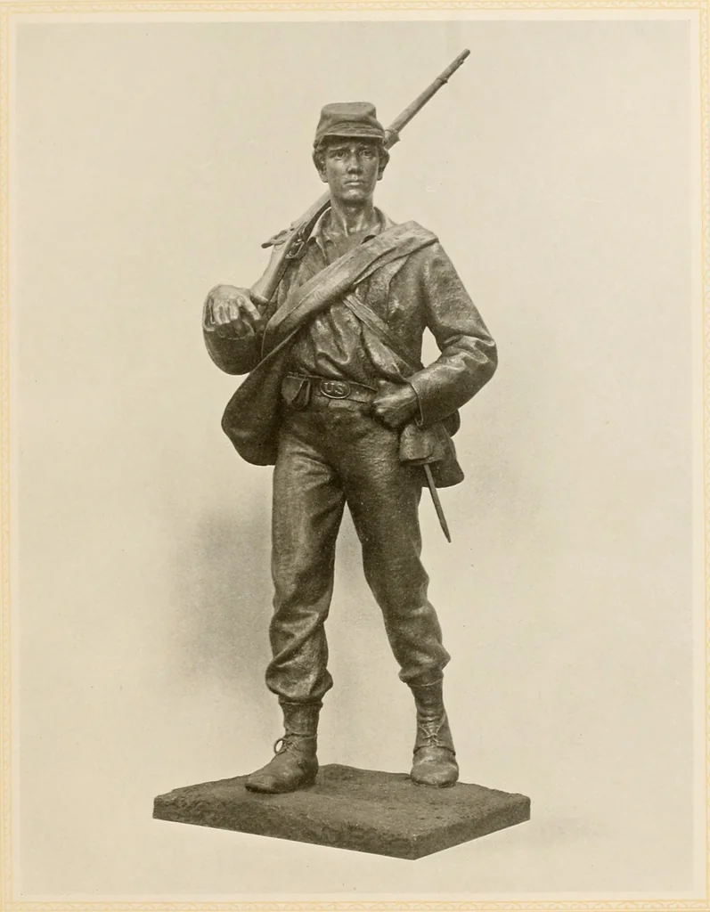 An illustration from Bronze memorials., 1916, leaf 8