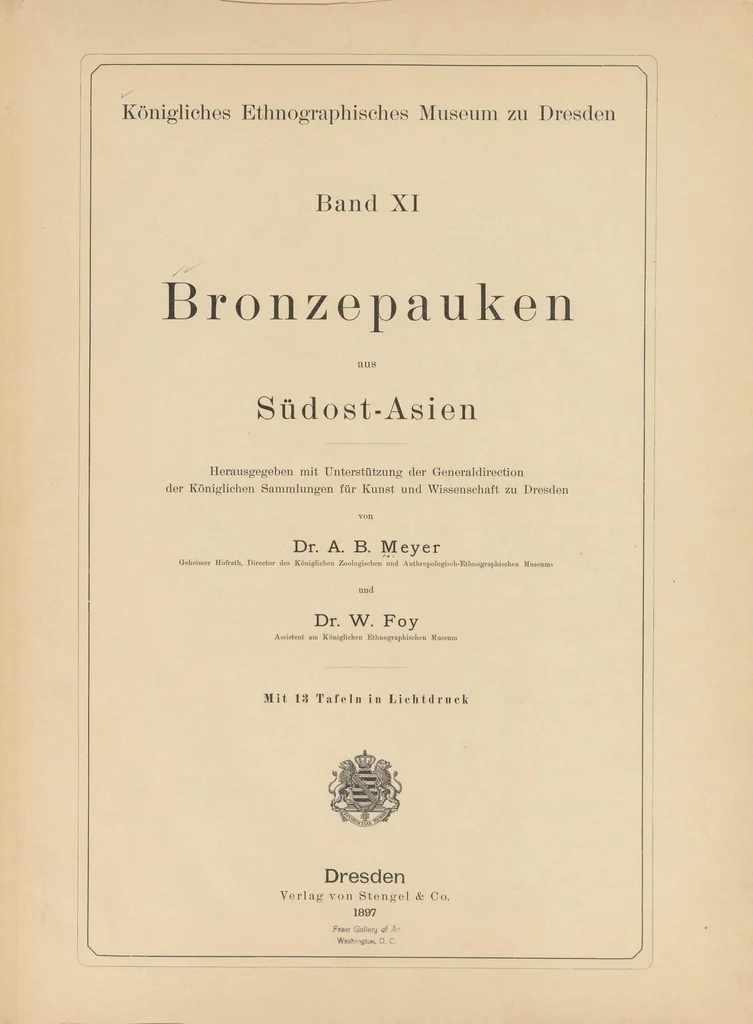 An illustration from Bronzepauken aus Südost-Asien, 1897, leaf 3