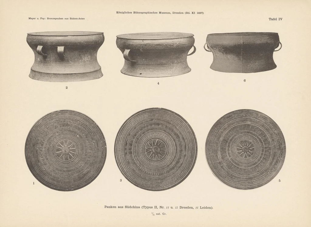 An illustration from Bronzepauken aus Südost-Asien, 1897, leaf 38