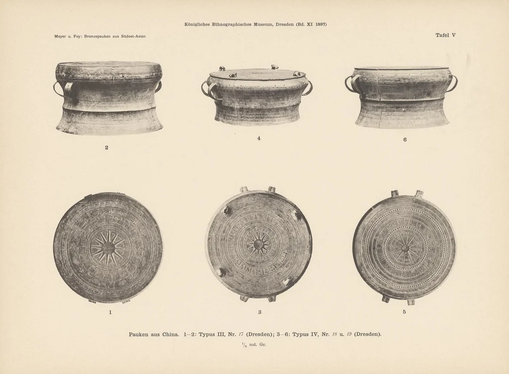 An illustration from Bronzepauken aus Südost-Asien, 1897, leaf 39