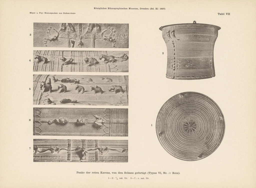 An illustration from Bronzepauken aus Südost-Asien, 1897, leaf 41