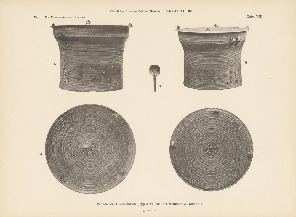 An illustration from Bronzepauken aus Südost-Asien, 1897, leaf 42
