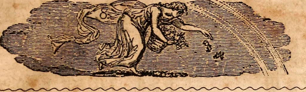 An illustration from Brother Jonathan's almanac, for the year of our Lord 1847, 1846, leaf 12