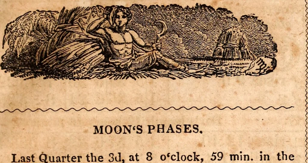 An illustration from Brother Jonathan's almanac, for the year of our Lord 1847, 1846, leaf 20