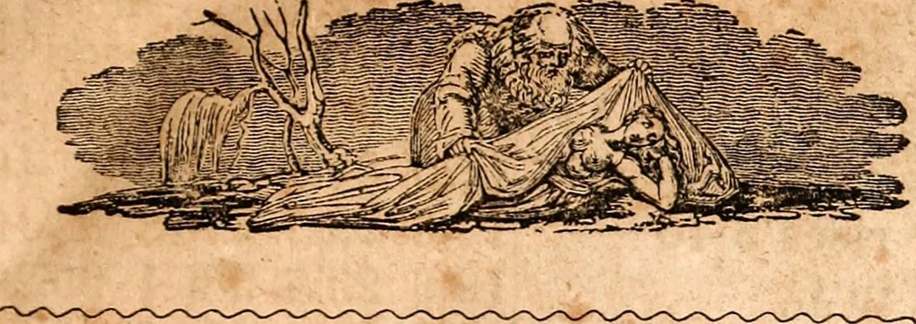 An illustration from Brother Jonathan's almanac, for the year of our Lord 1847, 1846, leaf 8
