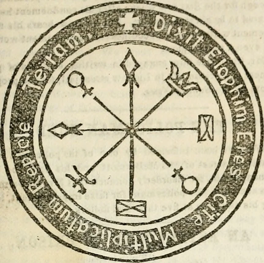 An illustration from Broughton's monthly planet reader and astrological journal, 1860, leaf 280