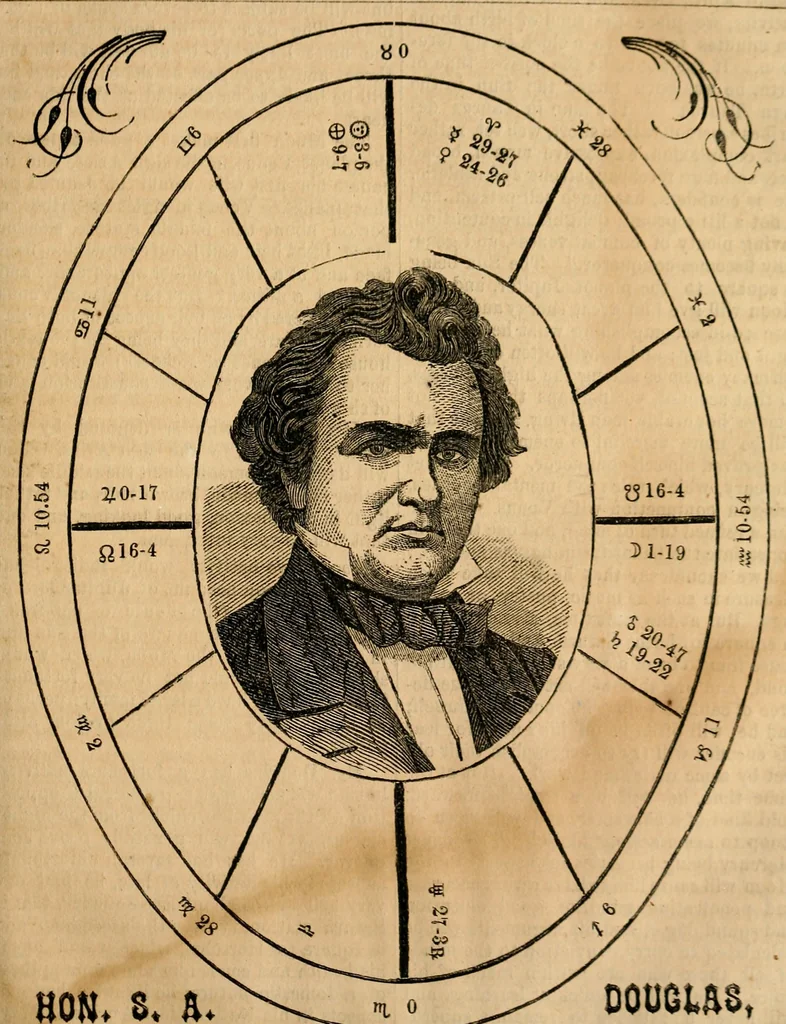 An illustration from Broughton's monthly planet reader and astrological journal, 1860, leaf 42