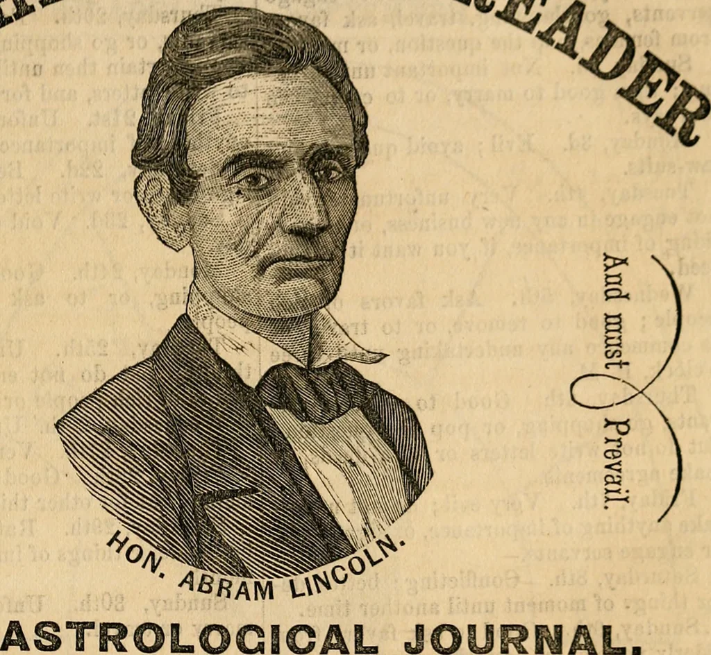 An illustration from Broughton's monthly planet reader and astrological journal, 1860, leaf 54