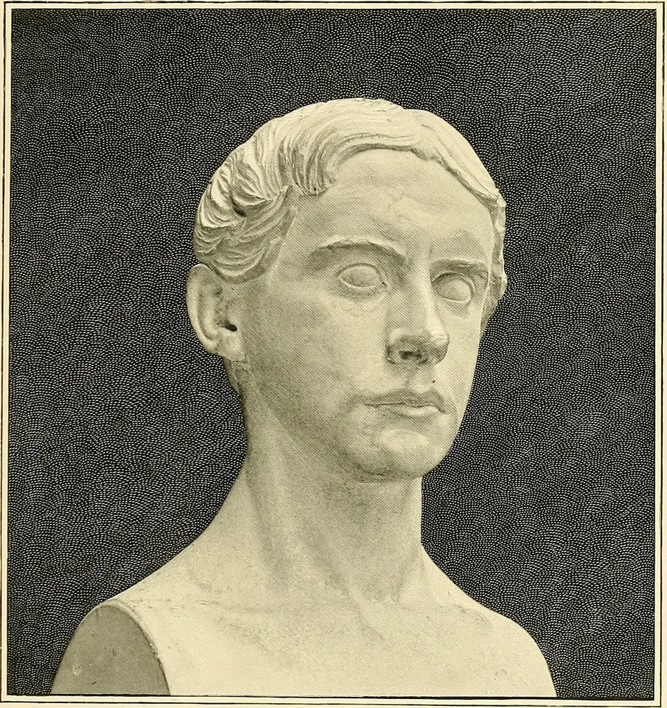 An illustration from Browere's life masks of great Americans, 1899, leaf 112