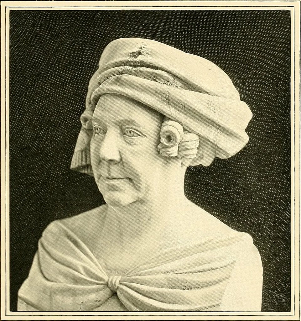 An illustration from Browere's life masks of great Americans, 1899, leaf 124