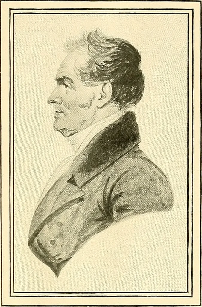 An illustration from Browere's life masks of great Americans, 1899, leaf 38
