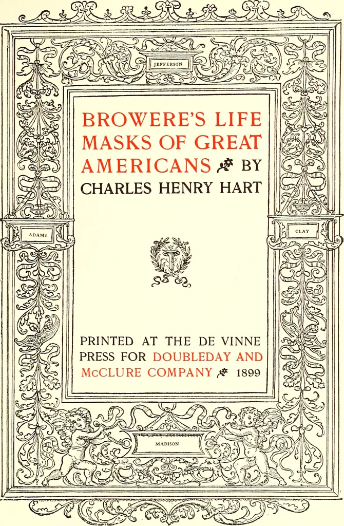 An illustration from Browere's life masks of great Americans, 1899, leaf 12