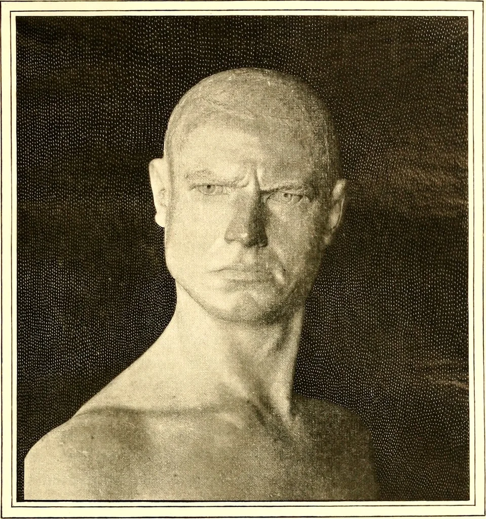 An illustration from Browere's life masks of great Americans, 1899, leaf 160
