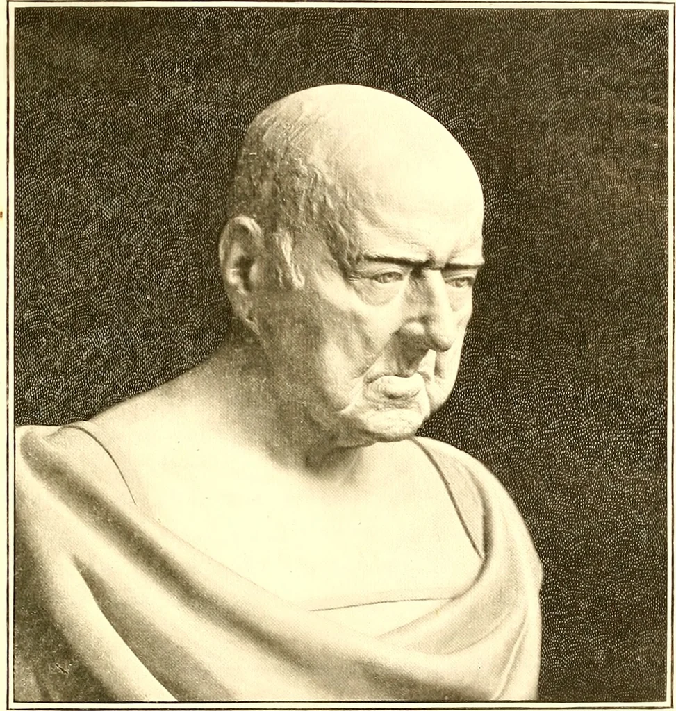 An illustration from Browere's life masks of great Americans, 1899, leaf 84