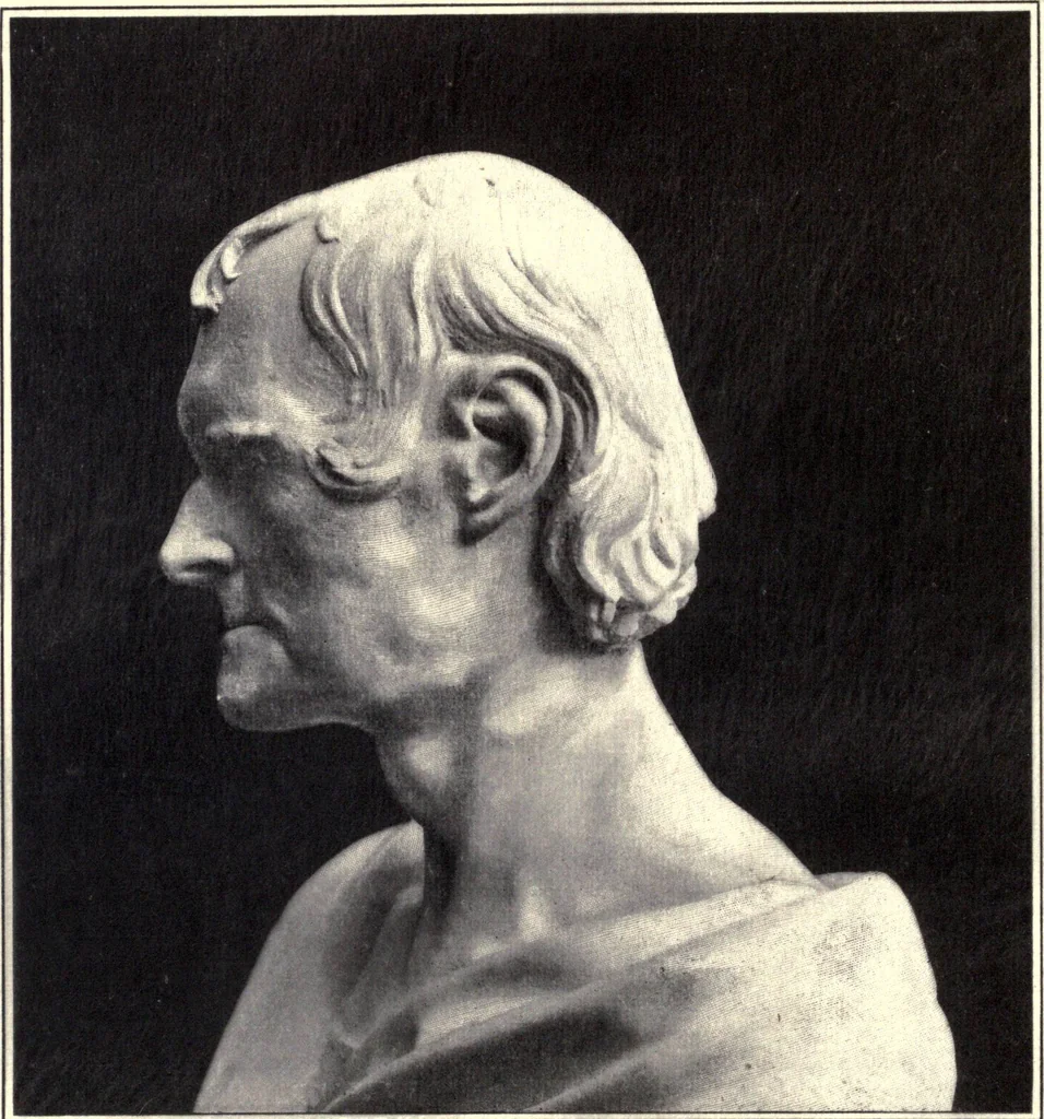 An illustration from Browere's life masks of great Americans, 1899, leaf 11
