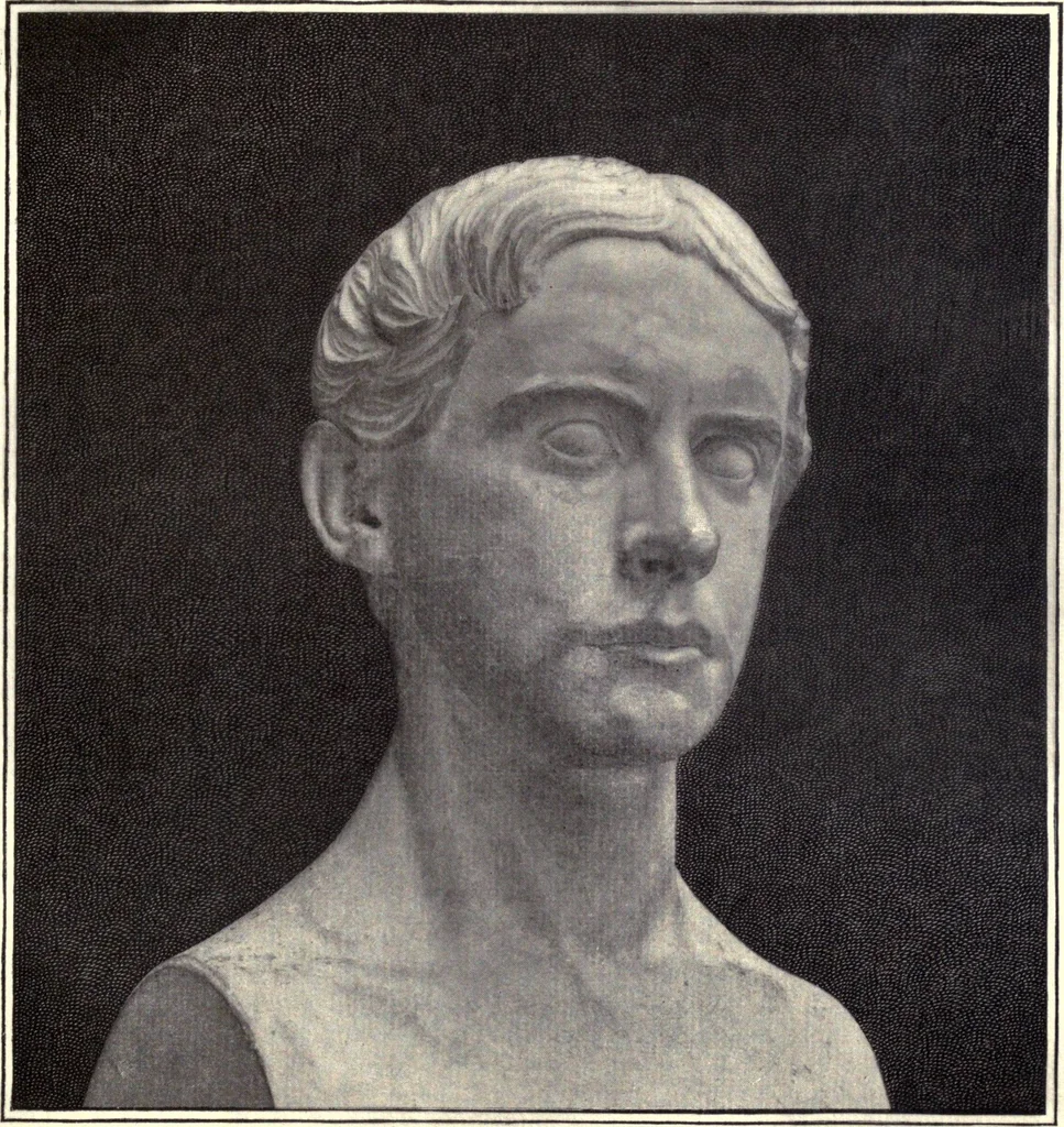 An illustration from Browere's life masks of great Americans, 1899, leaf 110