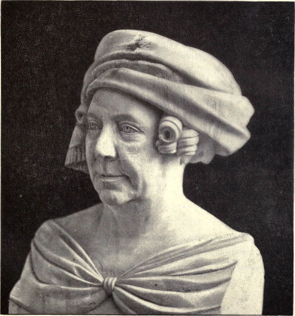An illustration from Browere's life masks of great Americans, 1899, leaf 122