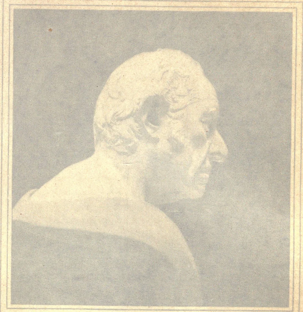 An illustration from Browere's life masks of great Americans, 1899, leaf 160