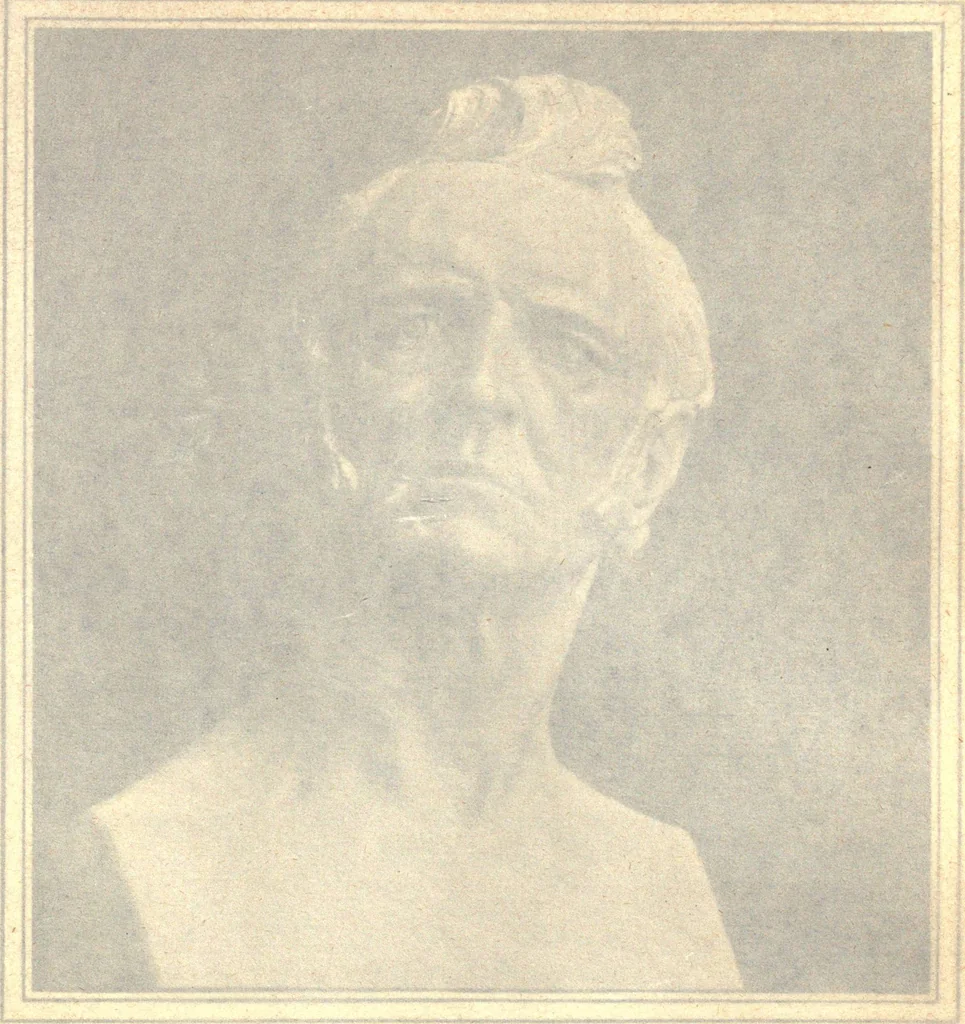 An illustration from Browere's life masks of great Americans, 1899, leaf 180