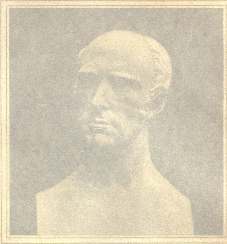 An illustration from Browere's life masks of great Americans, 1899, leaf 188