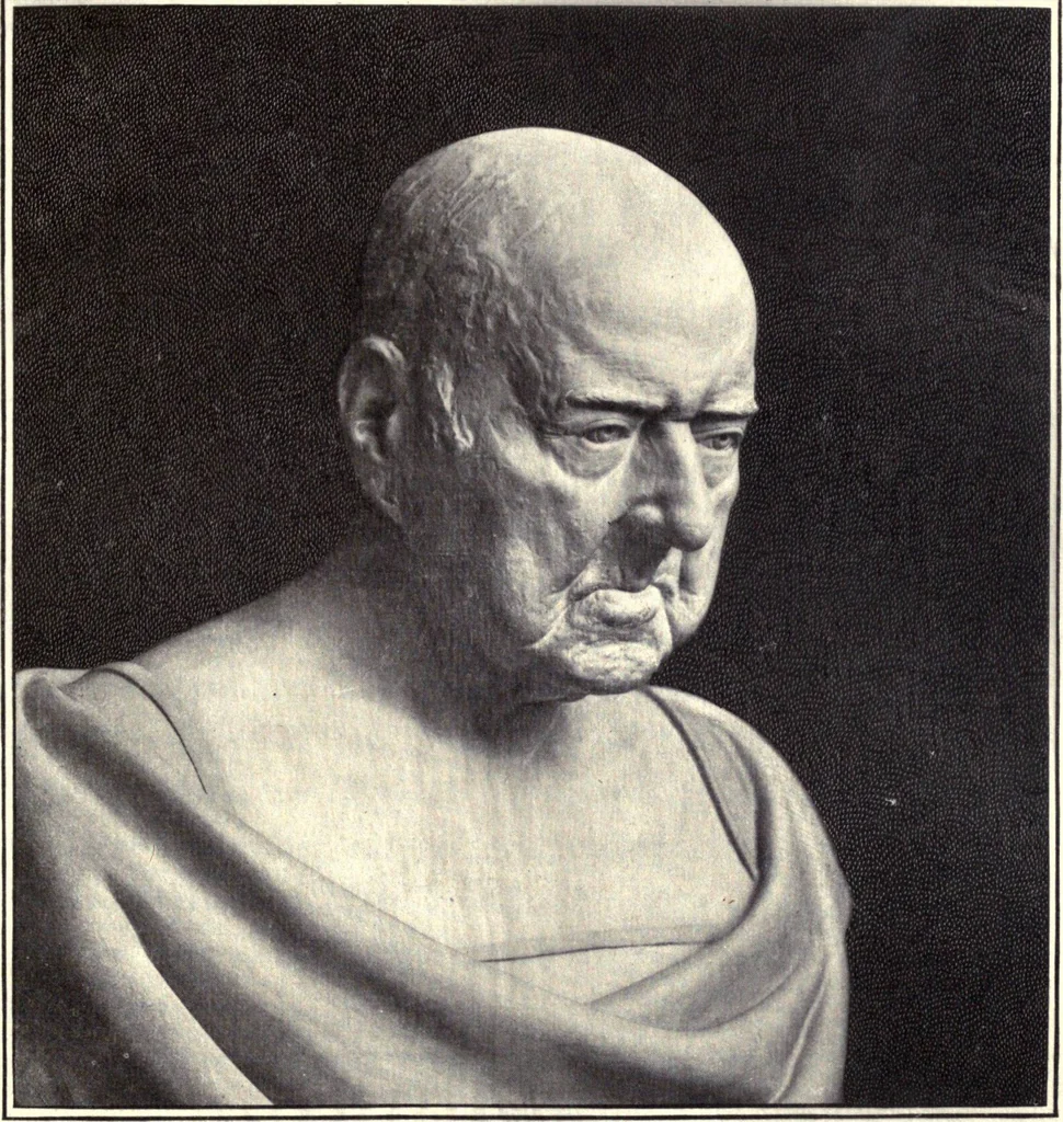 An illustration from Browere's life masks of great Americans, 1899, leaf 98