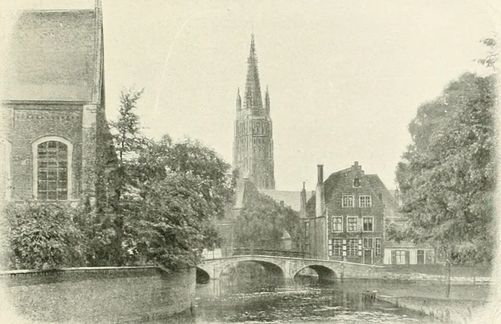An illustration from Bruges et Ypres, 1907, leaf 10