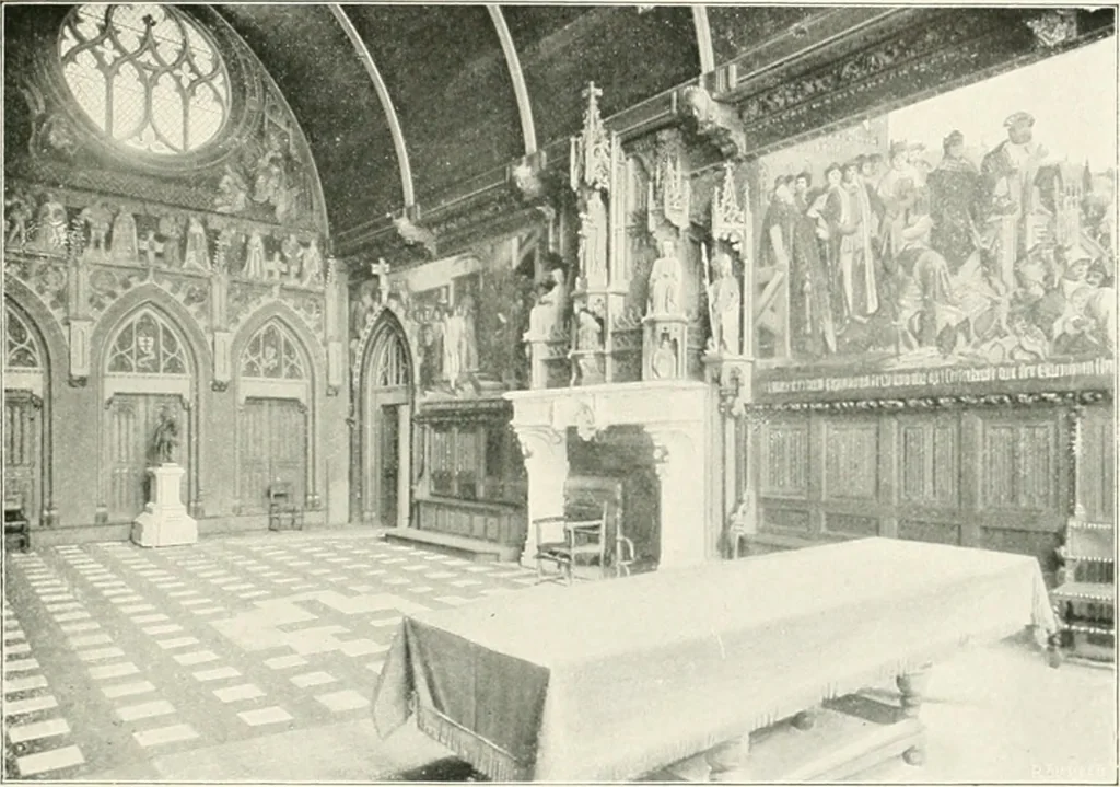 An illustration from Bruges et Ypres, 1907, leaf 102