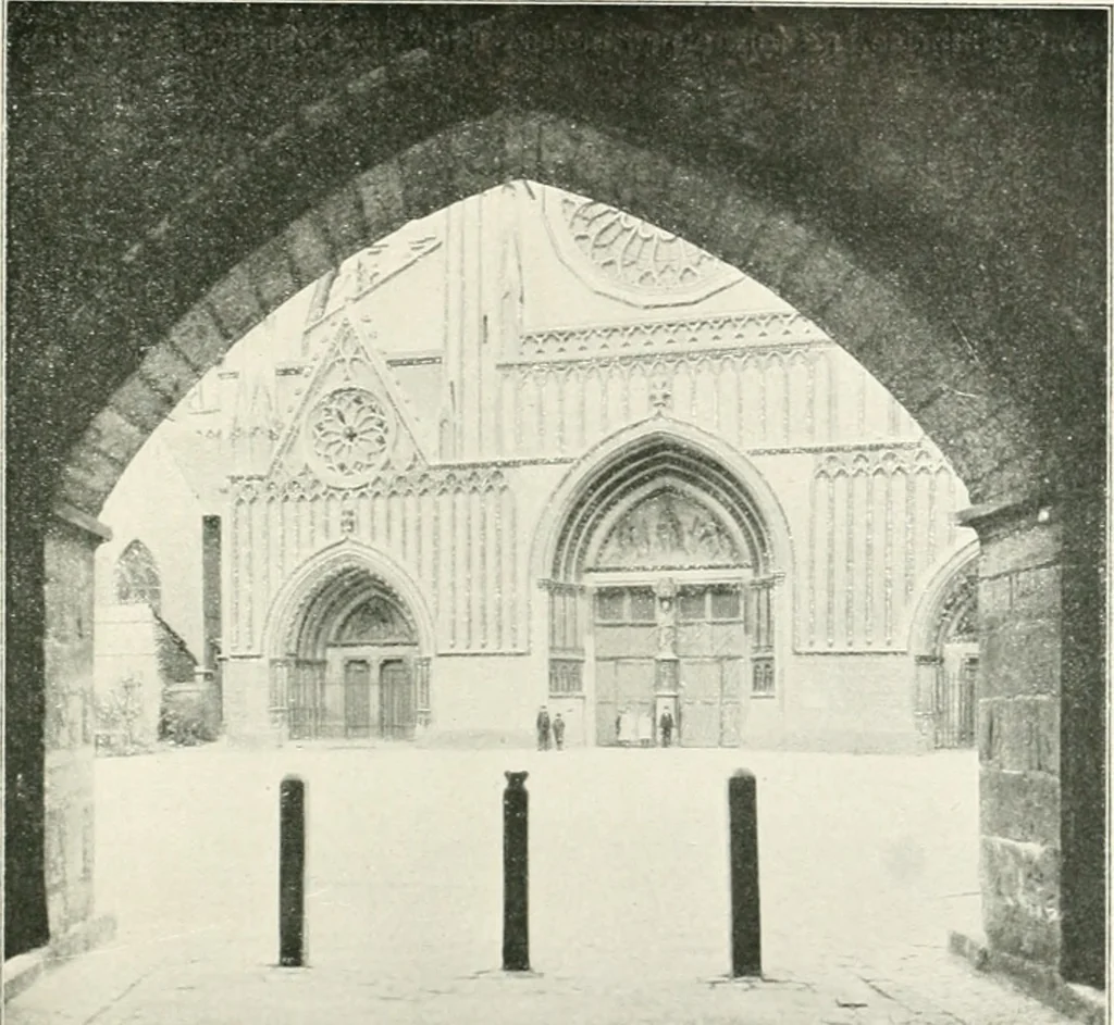 An illustration from Bruges et Ypres, 1907, leaf 104