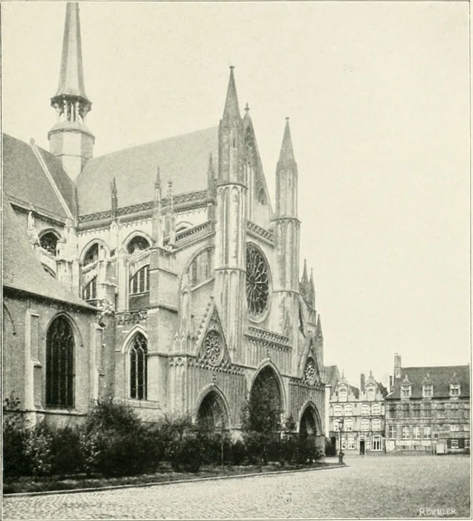 An illustration from Bruges et Ypres, 1907, leaf 106
