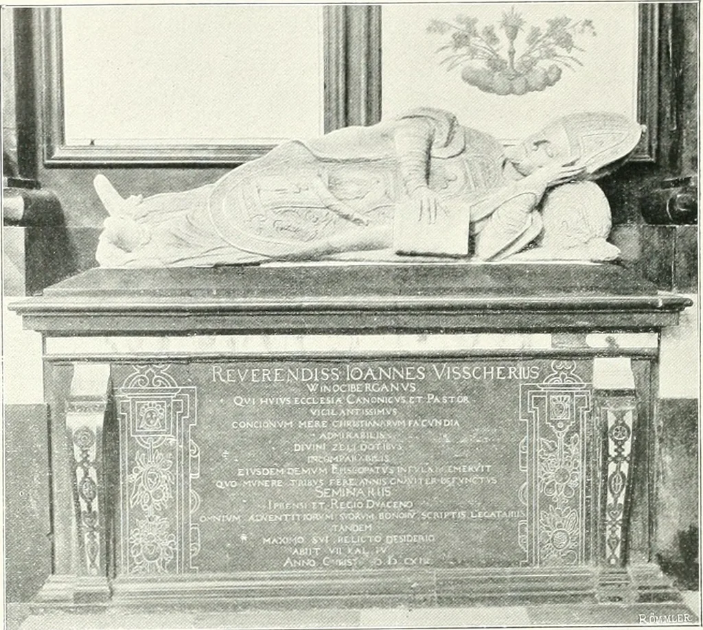 An illustration from Bruges et Ypres, 1907, leaf 109