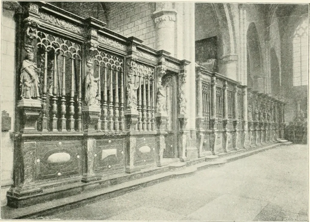 An illustration from Bruges et Ypres, 1907, leaf 110