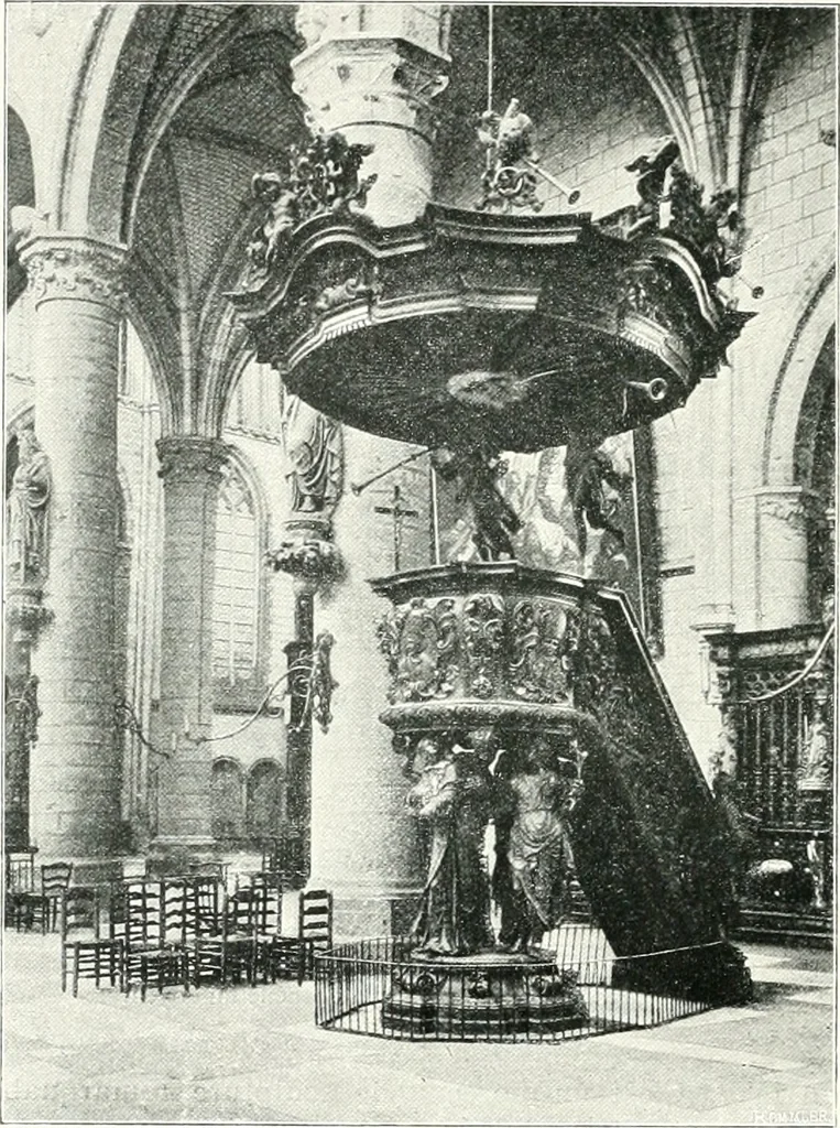 An illustration from Bruges et Ypres, 1907, leaf 111