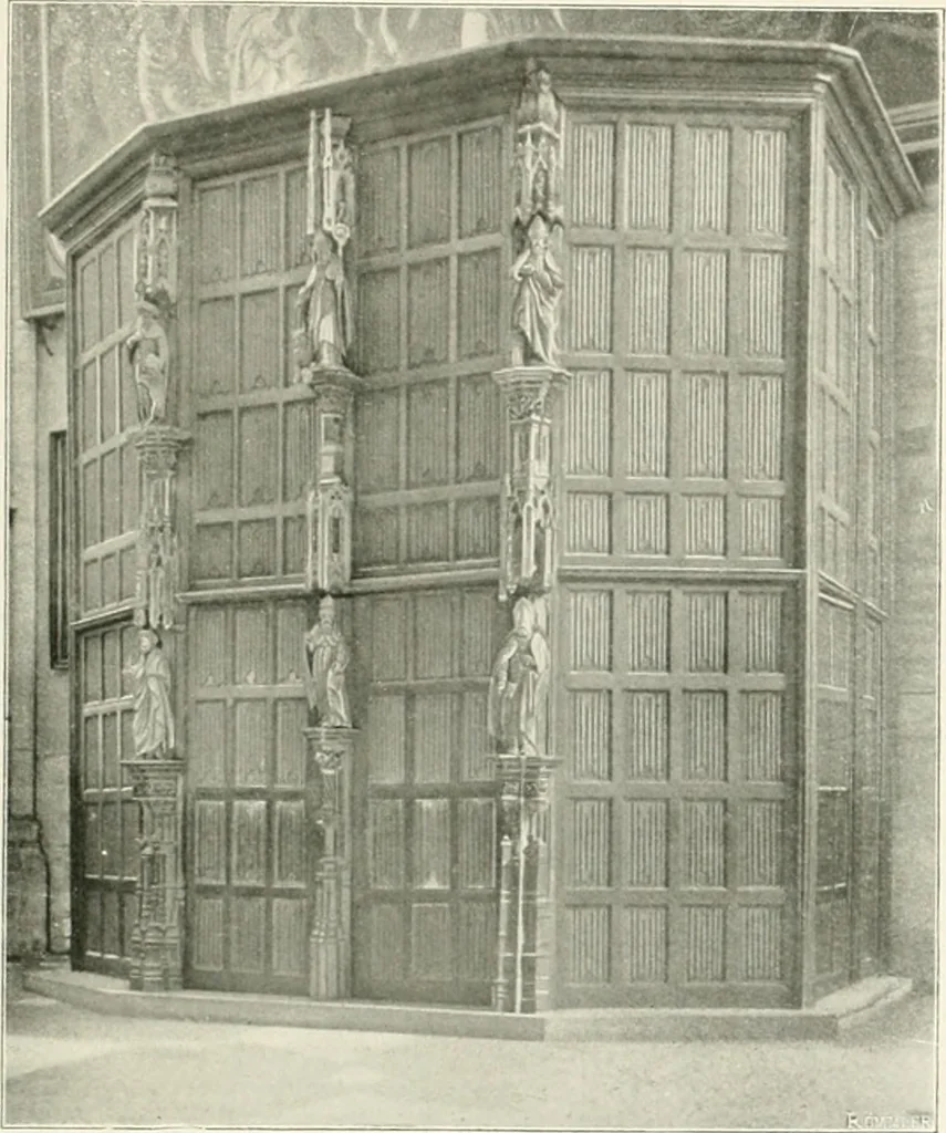 An illustration from Bruges et Ypres, 1907, leaf 112