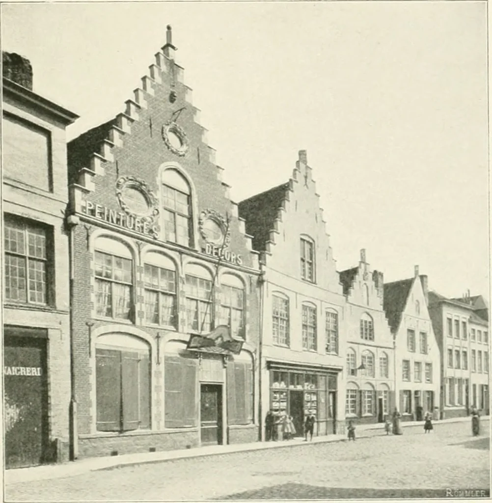 An illustration from Bruges et Ypres, 1907, leaf 114