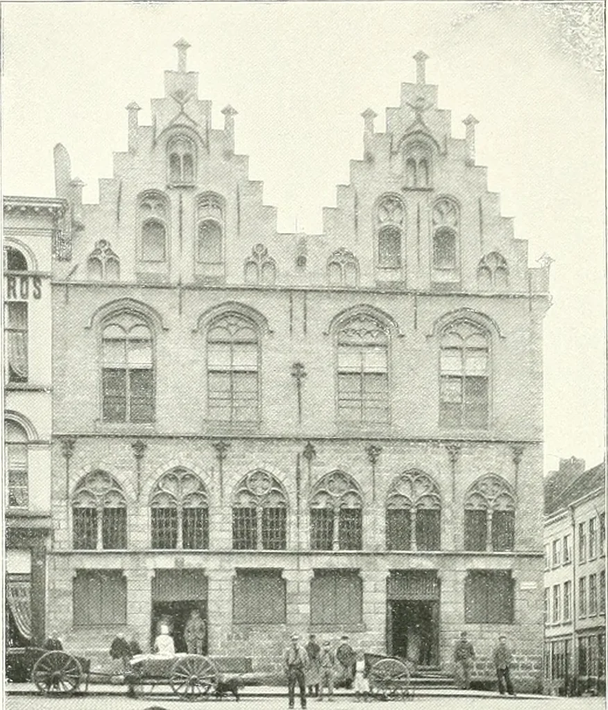 An illustration from Bruges et Ypres, 1907, leaf 115